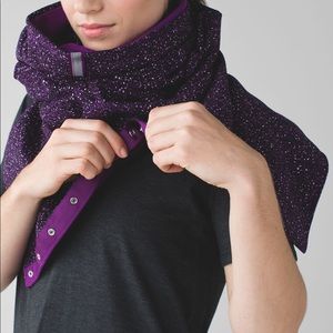 Lululemon Purple Vinyasa Fleece Scarf